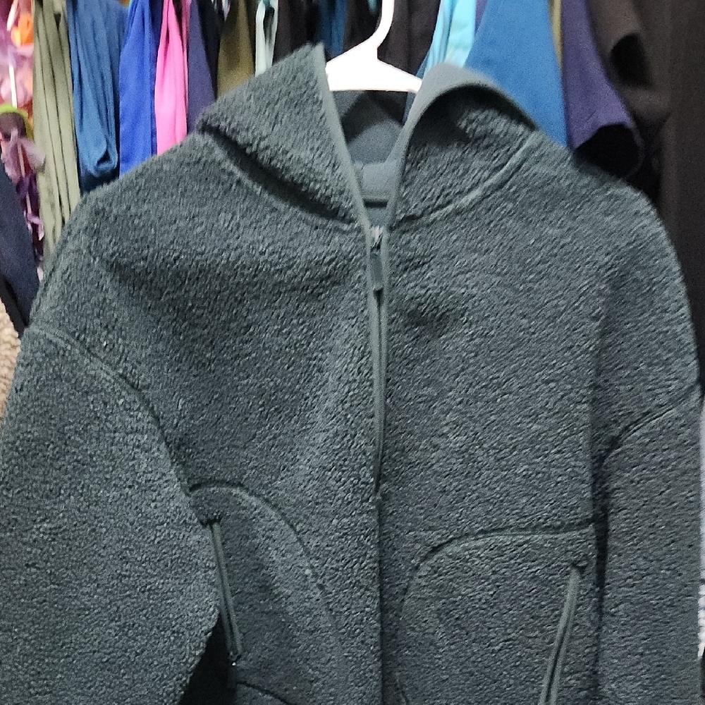 Uniqlo Kids Hooded Jacket - Charcoal
